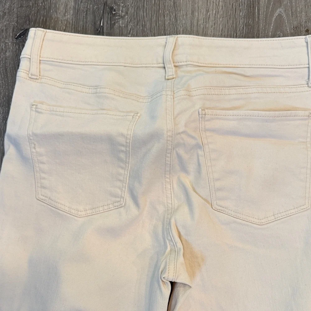 Talbots ankle slim Cream Jeans - Picture 2 of 2